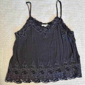 American Eagle Lace Crop Tank Size M